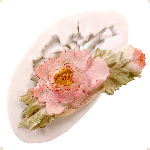 Molde de Silicone: Rosas - 3,8 x 3,0 cm