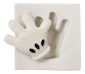 Molde de Silicone: Luva do Mickey - 3,5 x 3,5 cm