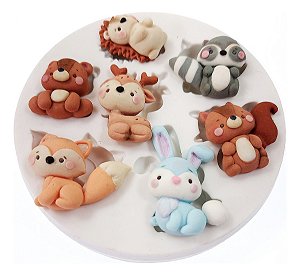 Molde de Silicone: Animais da Floresta