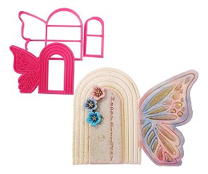 Cortador de Biscoito: Borboleta - 9,0 x 12,0 cm