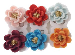 Molde De Silicone: Mini Flores - 2,5 cm