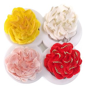 Molde de Silicone: Flores - 3,0 cm