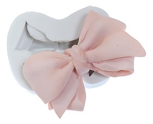 Molde De Silicone: Laço Grande - 4,5 x 7,0 cm