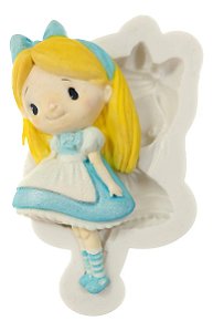 Molde de Silicone: Alice no País das Maravilhas - 10,0 x 5,0 cm