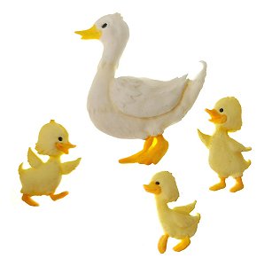 Molde de Silicone: Patinhos