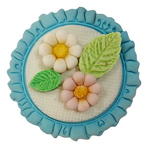 Molde de Silicone: Florzinha - 2,5 x 2,5 cm