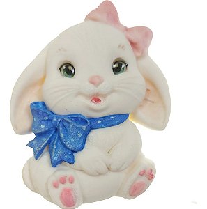 Molde De Silicone: Coelhinha com Lenço - 8,0 x 6,5 cm