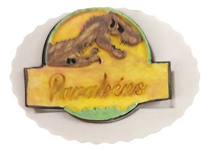 Molde de Silicone: Parque dos Dinossauros - 4,5 x 6,0 cm