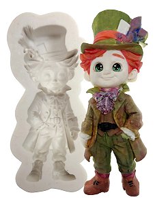 Molde de Silicone: Chapeleiro Maluco - 10,0 x 3,8 cm