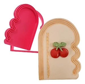Cortador de Biscoito: Arco Ondulado - 8,0 x 5,5 cm
