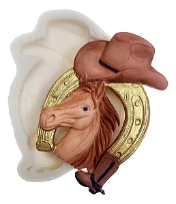 Molde De Silicone: Cowboy - 7,5 x 5,0 cm