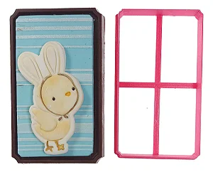 Cortador de Biscoito: Retângulo - 5,5 x 10,0 cm
