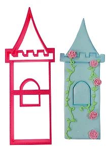 Cortador de Biscoito: Castelo - 5,0 x 14,0 cm