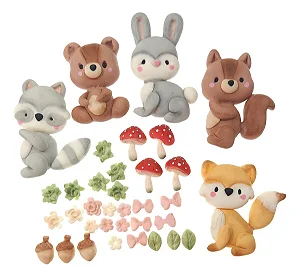 Molde de Silicone: Bichinhos da Floresta