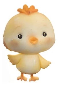 Molde de Silicone: Pintinho - 6,5 x 4,5 cm