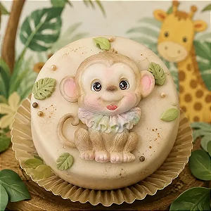 Molde de Silicone: Macaquinho - 8,5 x 7,0 cm