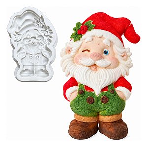 Molde de Silicone: Papai Noel - 5,0 x 3,0 cm