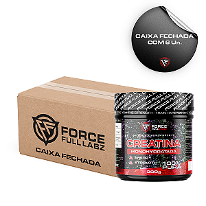 Creatina 100% pura kit caixa fechada 6 unidades