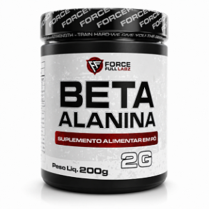 Beta Alanina 2000mg 100% Pura 200g - Force Full Labz