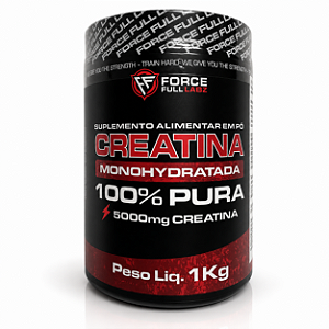 Creatina Monohidratada 1Kg - 100% Pura - 333 Doses - Force Full Labz