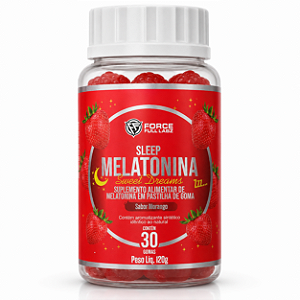 Melatonina Sweet Dreams 30 Gomas, Sabor Morango - Force Full Labz