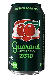 Guaraná Zero Antarctica Lata 350ml