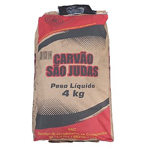Carvão Vegetal De Eucalipto 4,00 kg