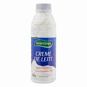 Creme De Leite Fresco, Verde Campo, 500g  - 35% de Gordura