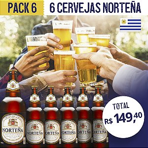 Kit 06 Cervejas Uruguaias Nortena 960ml