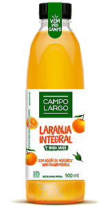 Suco de Laranja Integral Campo Largo 900ml