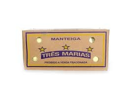 Manteiga 5kg S/ Sal 3 Marias - Preço do Kg: R$ 36,00