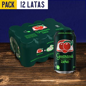Kit 12 unidades Guaraná Zero Lata ( Unidade sai a R$ 3,10)