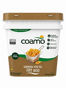 Gordura Vegetal Coamo FRY400 Balde 14,5Kg.