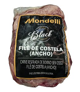 Bife Ancho Mondelli Black Fracionado - Resfriada (Peso variável 0,80 kg a 0,90 Kg). Preço Kg / R$ 115,90. (Preço do Item baseado no peso máximo).