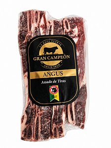 Assado de Tiras Gran Campeon - Congelado (Peso variável 0,55 kg a 0,65 Kg). Preço Kg / R$ 88,90 (Preço do Item baseado no peso máximo).