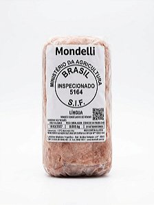 Lingua Bovina Mondelli - Congelada (Peso variável 1,10 kg a 1,30 Kg). Preço Kg / R$ 19,90. (Preço do Item baseado no peso máximo).