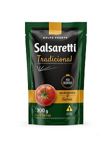 Molho de Tomate Tradicional 300g Salsaretti
