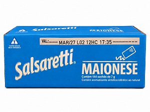 Caixa Maionese Sachet 7g Salsarreti (144 unidades)