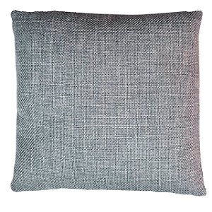 CAPA DE ALMOFADA LINHAO CINZA 50X50 CM