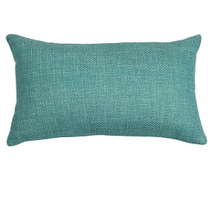 CAPA DE ALMOFADA RETANGULAR BAGUETE LINHAO VERDE 30x50 CM