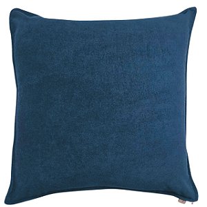 CAPA DE ALMOFADA BOUCLE AZUL MARINHO 50X50