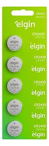 Blister com 5 Baterias CR2430 Elgin
