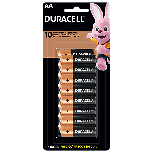 Blister Com 16 Pilhas Alcalinas AA Duracell
