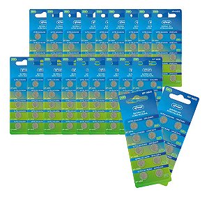 Caixa de Bateria Ultra Alcalina Lr44 Ag13 Lr1154 A76 Knup 20 Cartelas com 10 Unidades