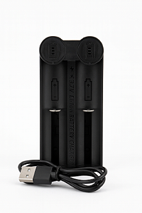 Carregador de Pilhas 26650/22650/18650/18500 com Indicador De carga LED