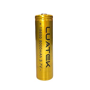 Bateria Recarregável 18650 Luatek – 3,7V Tipo Li-ion