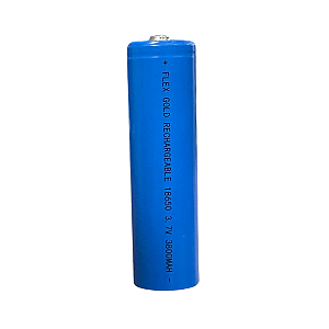 Bateria Recarregável 18650 Flex Gold– 3,7V Tipo Li-ion