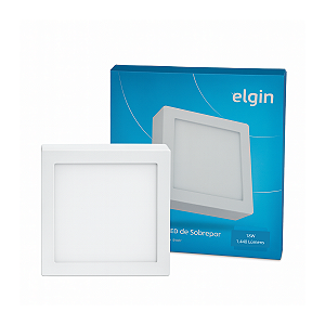 Luminária Plafon LED Sobrepor 18W 6500K Branca Fria Bivolt Elgin