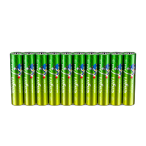 10 Pilhas Alcalinas Aaa Elgin 1,5v Economica Industrial