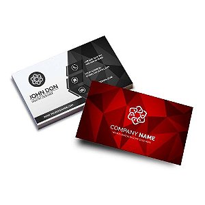 CARTÕES DE VISITA COUCHÊ 300G VERNIZ UV TOTAL FRENTE - 4X0 - 1000unid